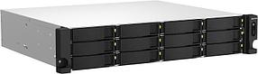 Сетевое хранилище без дисков SMB QNAP TS-1264U-RP-4G NAS 12 HDD trays, rackmount 2U, 2 PSU. 4-core Intel