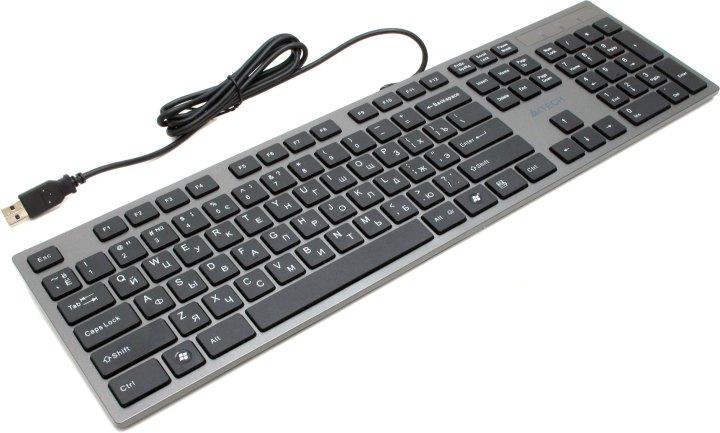 Клавиатура A4Tech Isolation KV-300H USB 104КЛ 2 USB-порта - фото 1 - id-p214272620