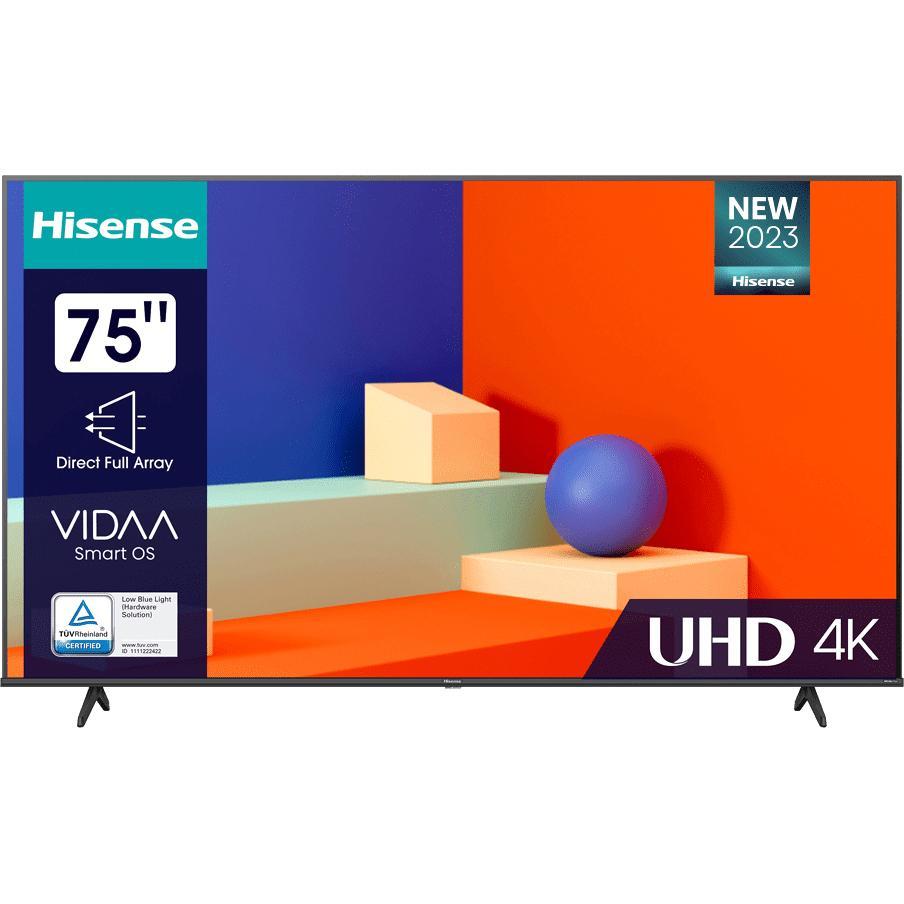 Телевизор LED Hisense 75" 75A6K черный 4K Ultra HD 60Hz DVB-T DVB-T2 DVB-C DVB-S DVB-S2 WiFi Smart TV - фото 1 - id-p214712970