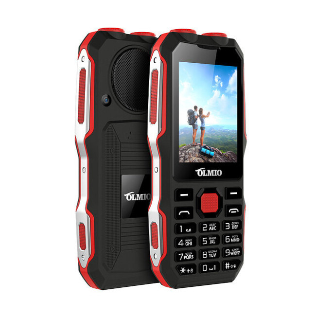Мобильный телефон Olmio X02 (черный-красный) - фото 1 - id-p220052961
