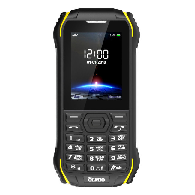 Мобильный телефон Olmio X05 (черный-желтый) - фото 1 - id-p220052964