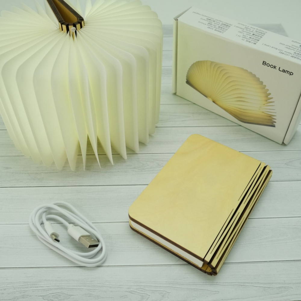 ЭКО Светильник - ночник «Книга Book Lamp» (USB, 3 режима свечения) - фото 4 - id-p220054185