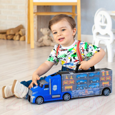 Автовоз игрушечный Givito Полицейский участок / G205-016 - фото 8 - id-p220058405