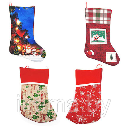 Рождественский носок для подарков (30*23 см.) арт. ТМ30-8214, фото 2