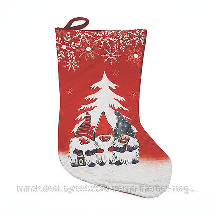 Рождественский носок для подарков (45*25 см.) арт. ТМ45-3, фото 2