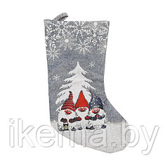 Рождественский носок для подарков (45*25 см.) арт. ТМ45-4