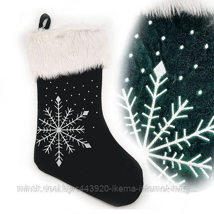 Рождественский носок для подарков (47*22 см.) арт. ТМ47-10, фото 2