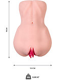 Мастурбатор реалистичный с вибрацией и двойным слоем Kokos Edition 003 Maria, телесный, 18 см, фото 5