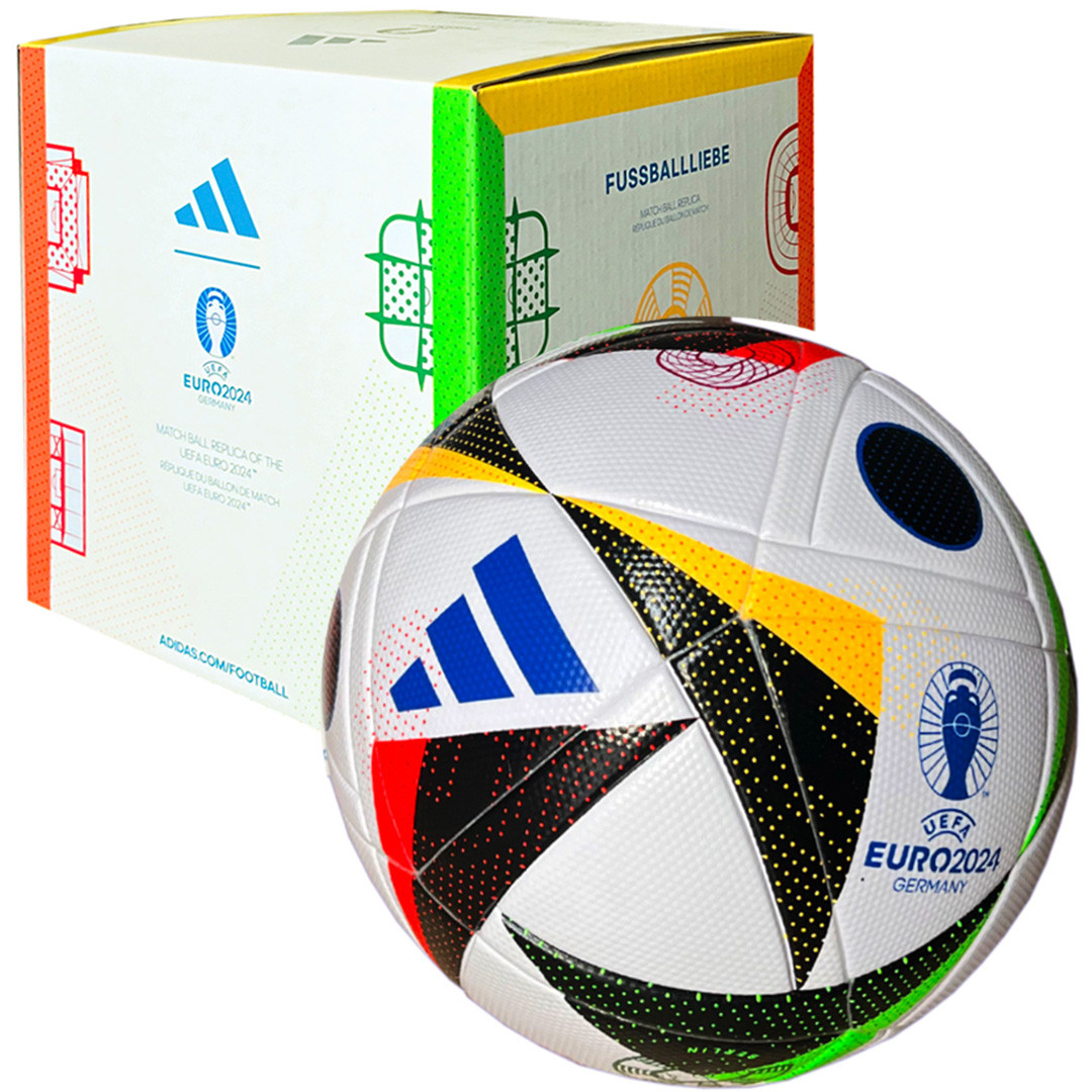 Мяч футбольный 4 Adidas EURO 24 Fussballliebe League Box