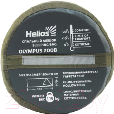 Спальный мешок Helios Olympus 200B / T-HS-SB-O-200B-NC - фото 10 - id-p220076523
