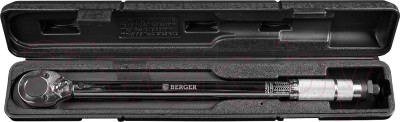 Гаечный ключ BERGER Динамометрический щелчкового типа 1/2" 28-210Нм / BG2158 - фото 1 - id-p220076818