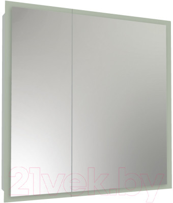 Шкаф с зеркалом для ванной Континент Reflex Led 80x80 - фото 2 - id-p220078256