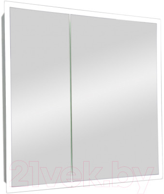 Шкаф с зеркалом для ванной Континент Reflex Led 80x80 - фото 5 - id-p220078256