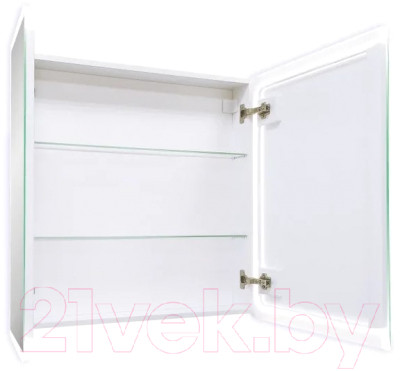 Шкаф с зеркалом для ванной Континент Reflex Led 80x80 - фото 8 - id-p220078256