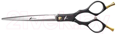 Ножницы для стрижки животных GRODO Silk Slice изогнутые для корейской стрижки, 6.5 / 20B266 - фото 2 - id-p220083627