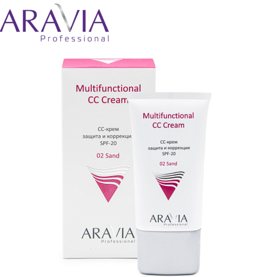 СС крем Multifunctional CC Cream SPF20 ARAVIA Professional 02 Sand