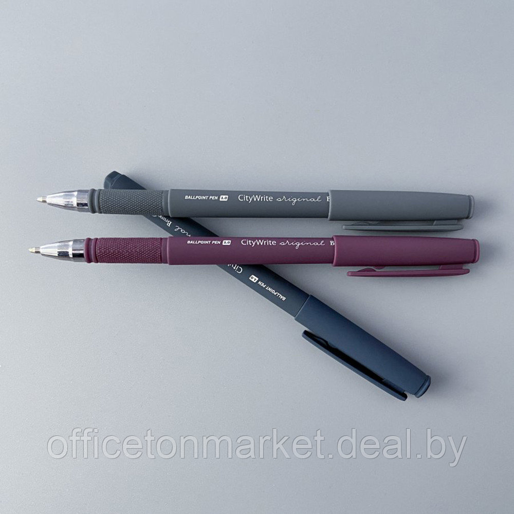 Ручка шариковая "CityWrite", 1,0 мм, ассорти, стерж. синий - фото 4 - id-p220081955