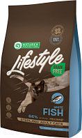 Сухой корм для кошек Nature's Protection Lifestyle Grain Free Adult Sterilised White Fish / NPLS45803