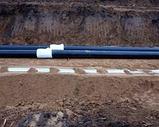 Лента сигнальная Водопровод ЛСВ-200, ширина 200мх250м.п. ЛСВ - Лента сигнальная «Внимание водопровод», белый, фото 3