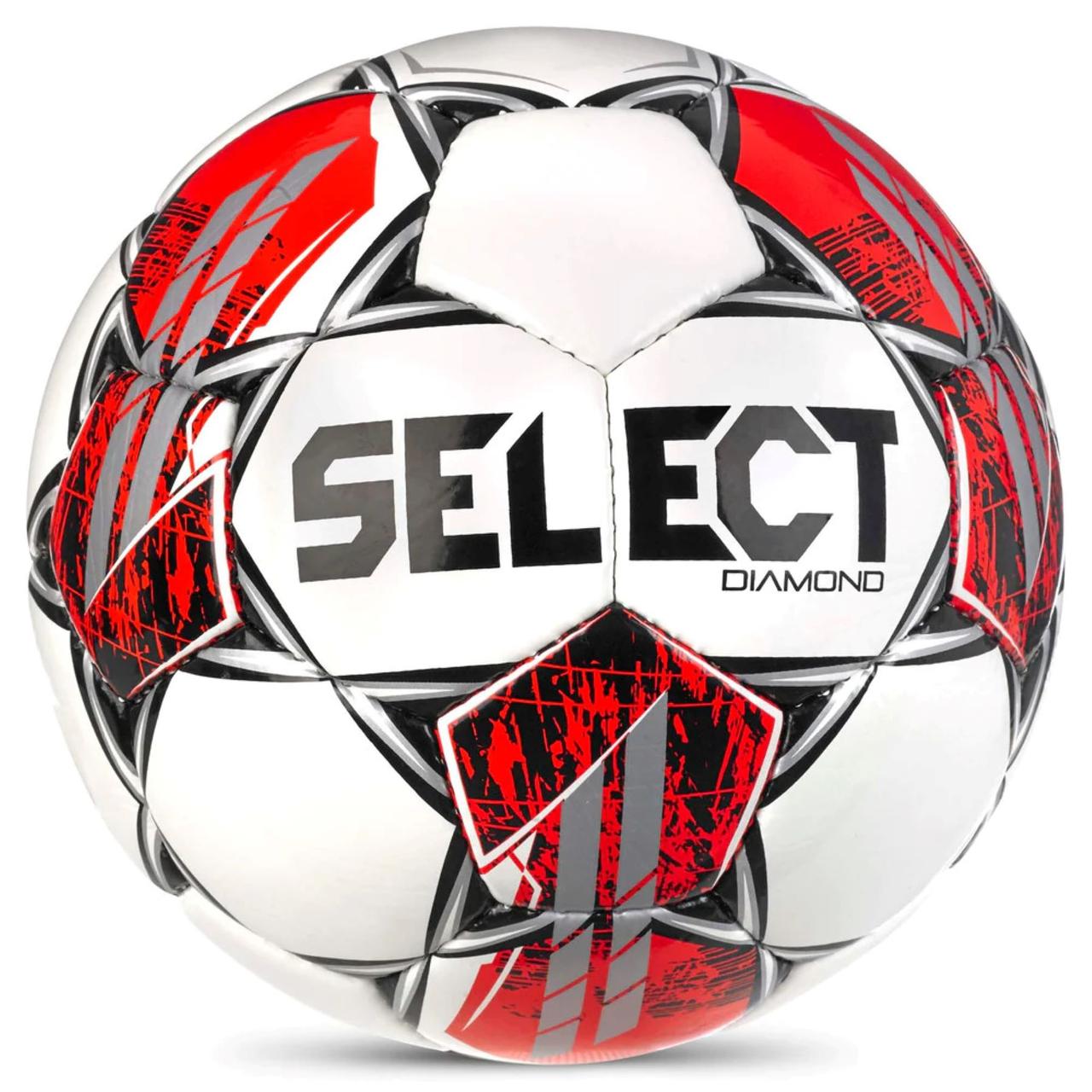 Мяч футбольный Select Diamond №4 FIFA Basic (Бело-красный) - фото 1 - id-p220081158