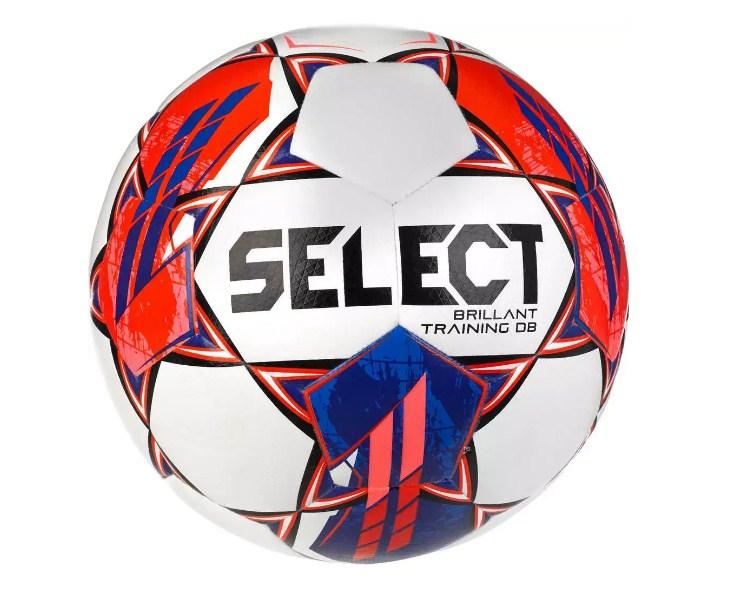 Мяч футбольный Select Brillant Training DB №5 (Бело-красный) - фото 1 - id-p220081159