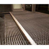 Алюминиевая грязезащитная решетка 18 мм (резиновые вставки), фото 3