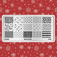 Пластина для стемпинга Go! Stamp 266 Winter Patterns