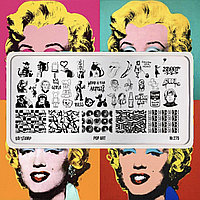 Пластина для стемпинга Go! Stamp 275 Pop Art