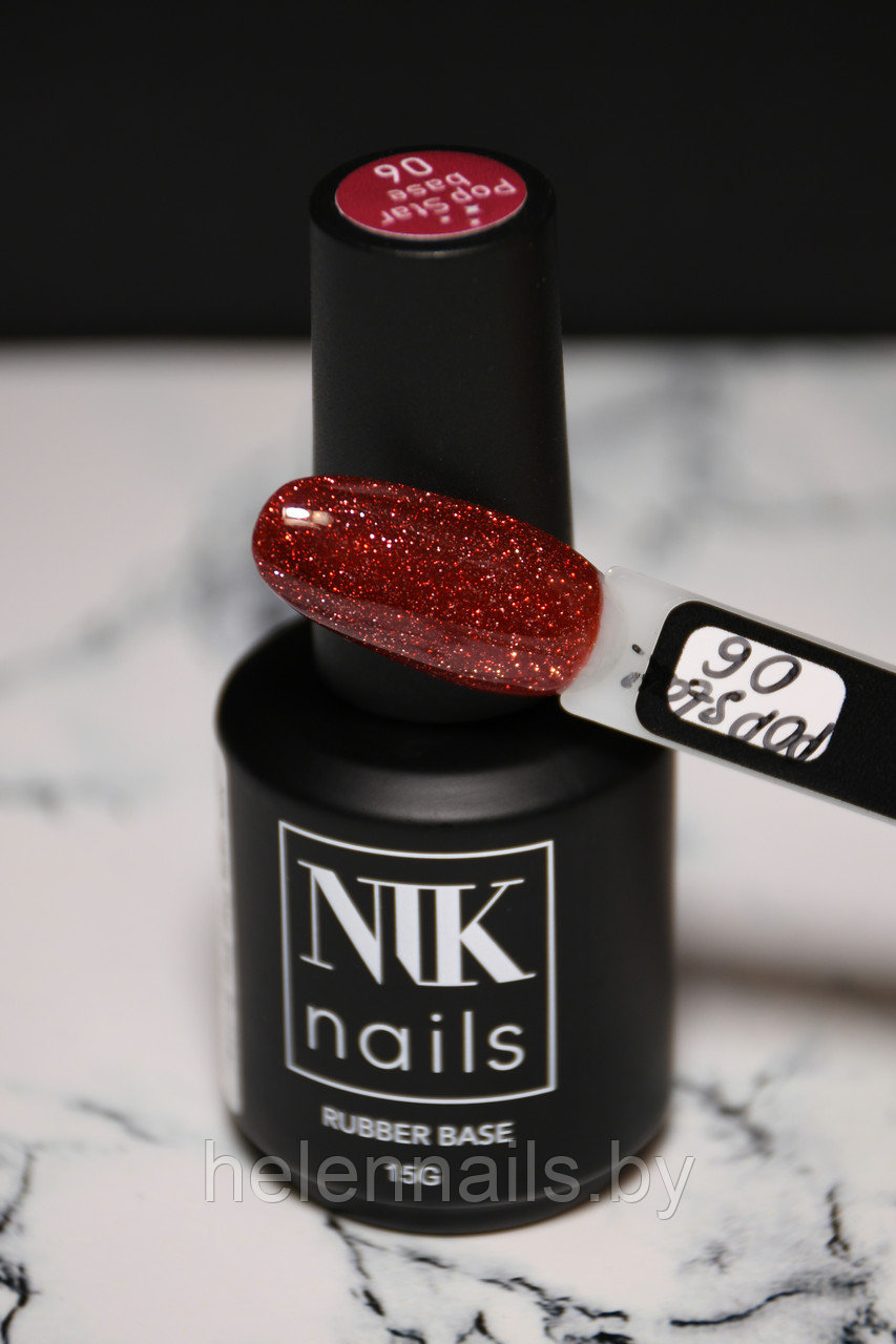 NIK Nails Rubber Base Pop Star 06 15мл - фото 1 - id-p220094899