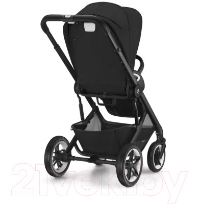 Детская прогулочная коляска Cybex Talos S Lux BLK с дождевиком - фото 7 - id-p220095684