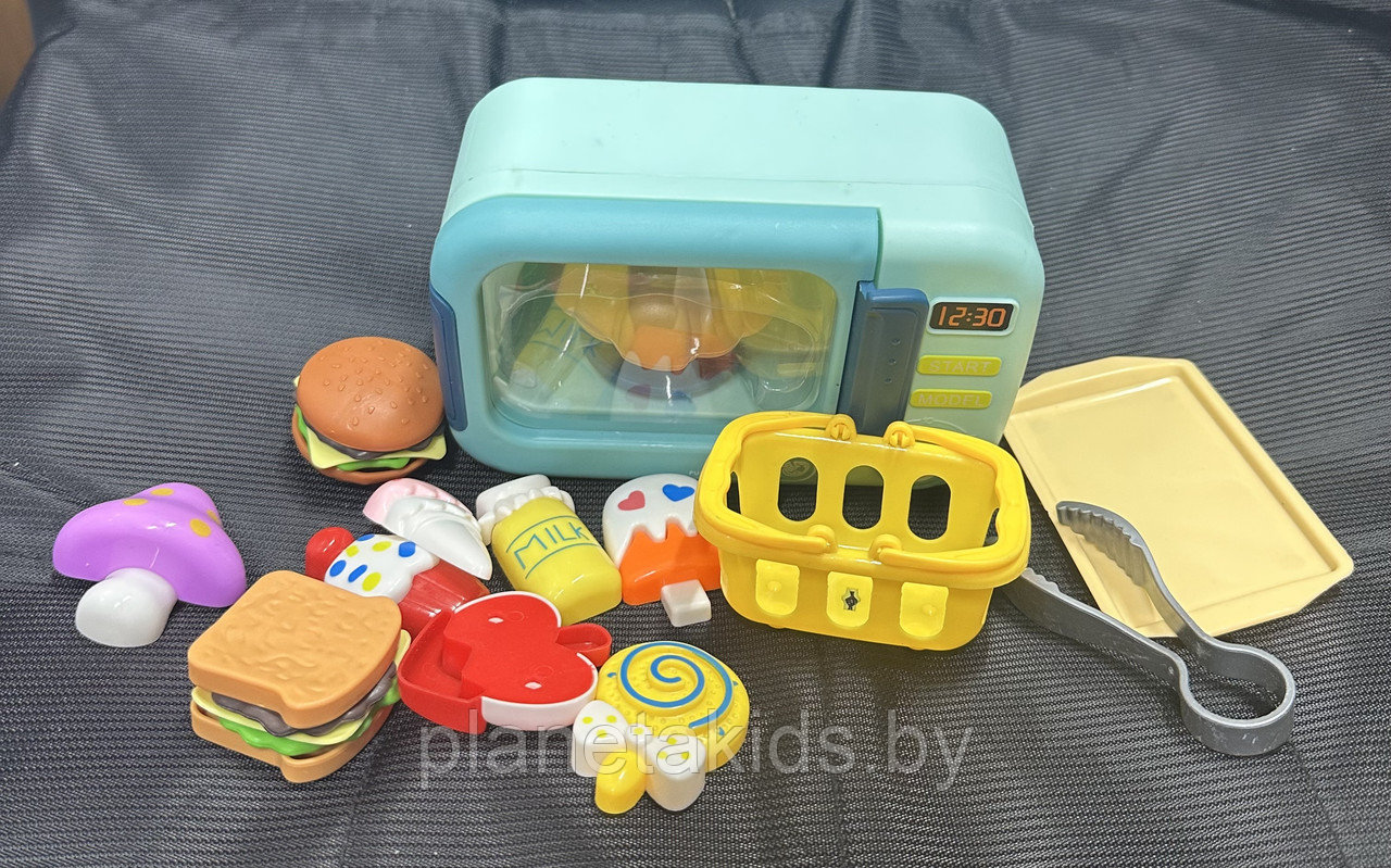 Детская микроволновка Игровой набор "Микроволновая печь", свет, арт. 969-1 - фото 3 - id-p190891063