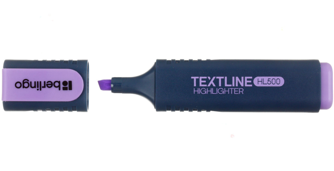 Маркер-текстовыделитель Berlingo Textline HL500 фиолетовый