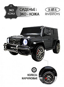 Детский электромобиль RiverToys Mercedes-AMG G63 S307 (черный) Лицензия