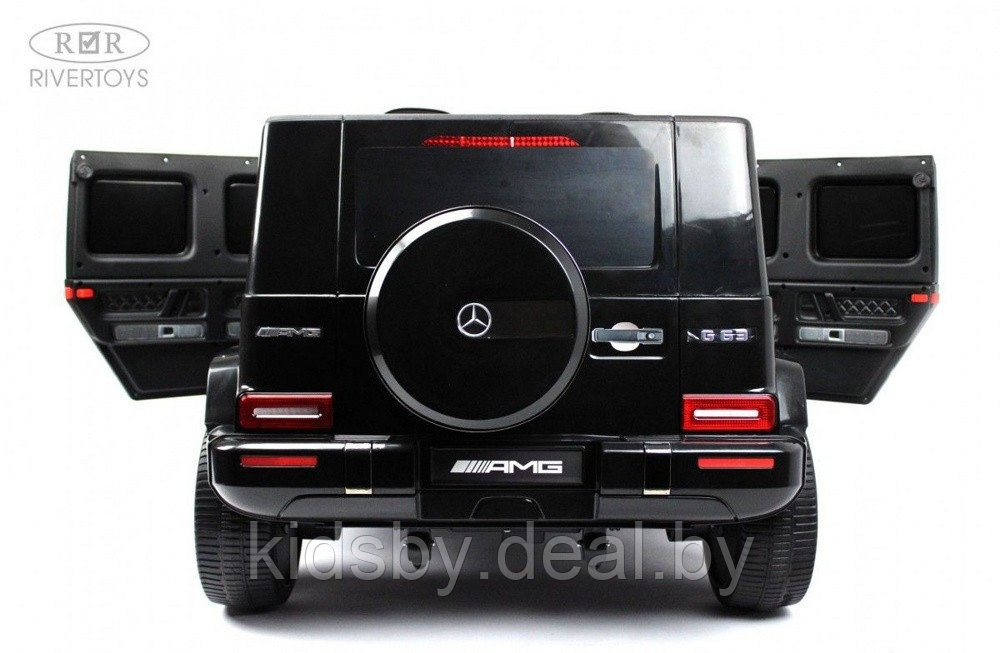 Детский электромобиль RiverToys Mercedes-AMG G63 S307 (черный) Лицензия - фото 4 - id-p119784133