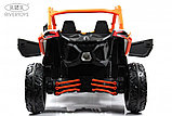 Детский электромобиль RiverToys BRP Can-Am Maverick Y111YY (оранжевый) Лицензия Двухместный Полноприводный, фото 3