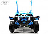 Детский электромобиль RiverToys BRP Can-Am Maverick Y111YY (синий) Лицензия Двухместный Полноприводный, фото 2