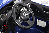 Детский электромобиль RiverToys Lexus LX570 Y555YY (синий глянец) Двухместный Полноприводный Лицензия, фото 5