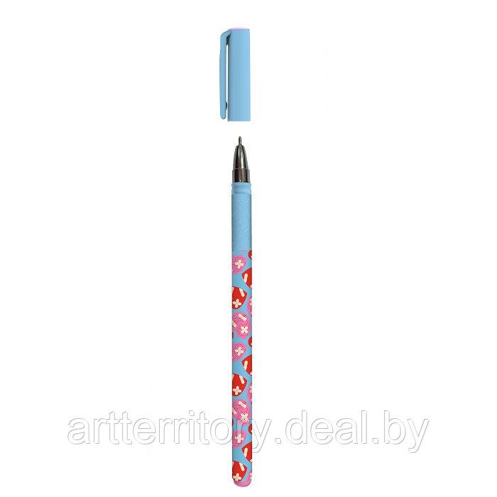 Ручка шариковая Lorex FOREVER AND EVER, на масляной основе, синий, 0,5 мм, 14 см - фото 3 - id-p220101961