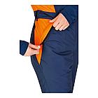 Полукомбинезон утепленный зимний женский Леди Спец (цвет синий с оранжевым), фото 7