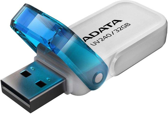 USB Flash A-Data UV240 32GB (белый) - фото 3 - id-p220103459