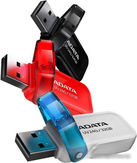 USB Flash A-Data UV240 32GB (белый) - фото 4 - id-p220103459