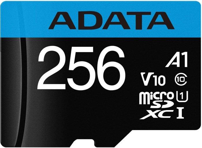 Карта памяти A-Data Premier AUSDX256GUICL10A1-RA1 microSDXC 256GB (с адаптером) - фото 3 - id-p220103476