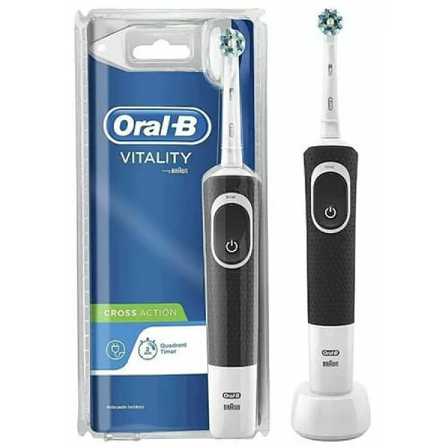 Электрическая зубная щетка Oral-B Vitality 100 CLS D100.413.1 Черный - фото 1 - id-p220102066