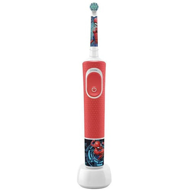 Электрическая детская зубная щетка Oral-B Vitality Kids Spiderman D100.413.2K - фото 2 - id-p220102068