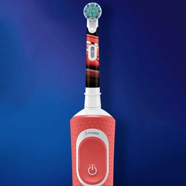 Электрическая детская зубная щетка Oral-B Vitality Kids Cars D100.413.2K - фото 4 - id-p220102069