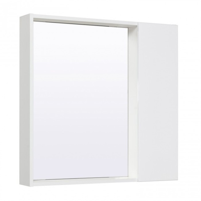 Шкаф-зеркало "Манхэттен 75" белый, универсальный - фото 1 - id-p220106803