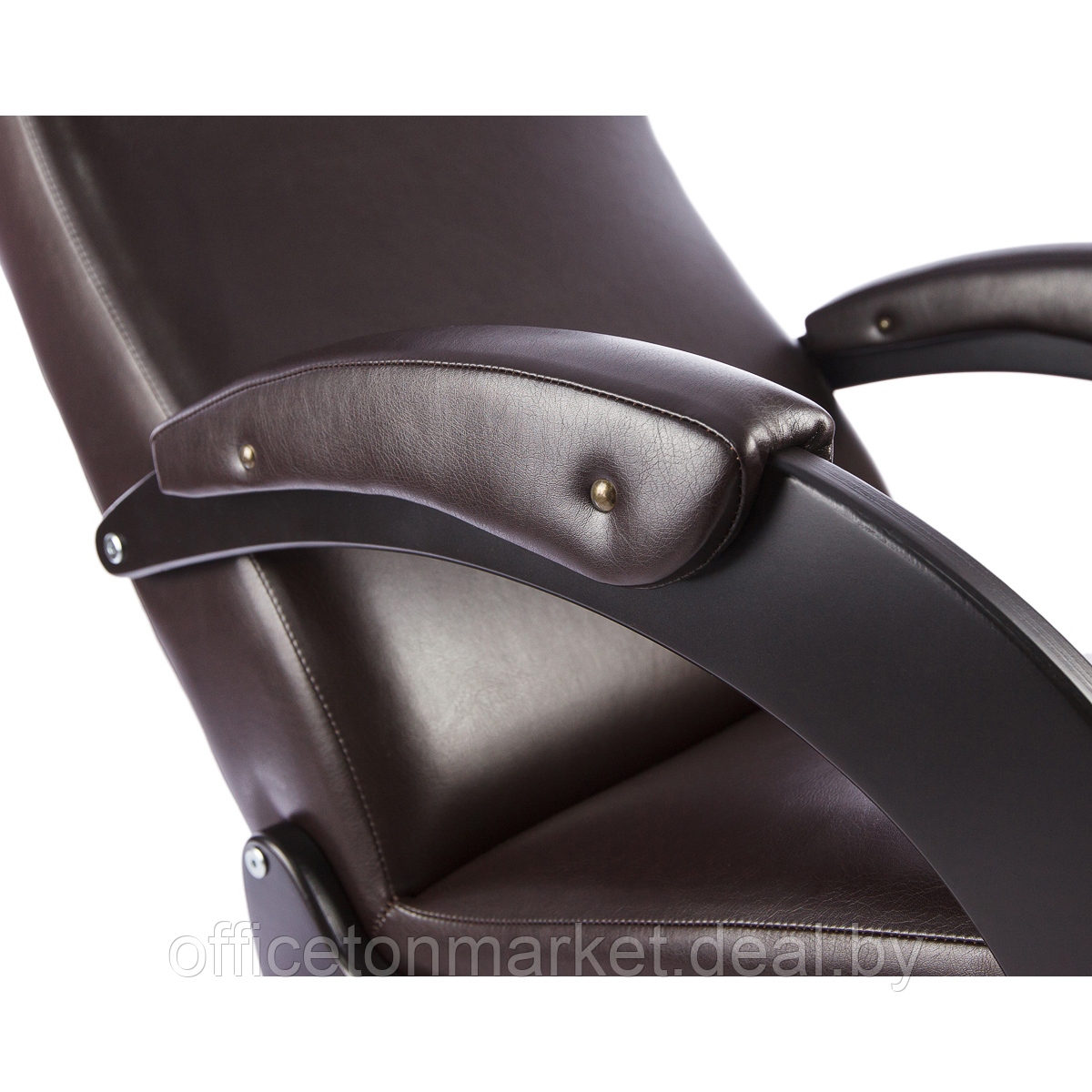 Кресло-качалка гляйдер Бастион 5 Selena, темно-коричневый - фото 3 - id-p214167850