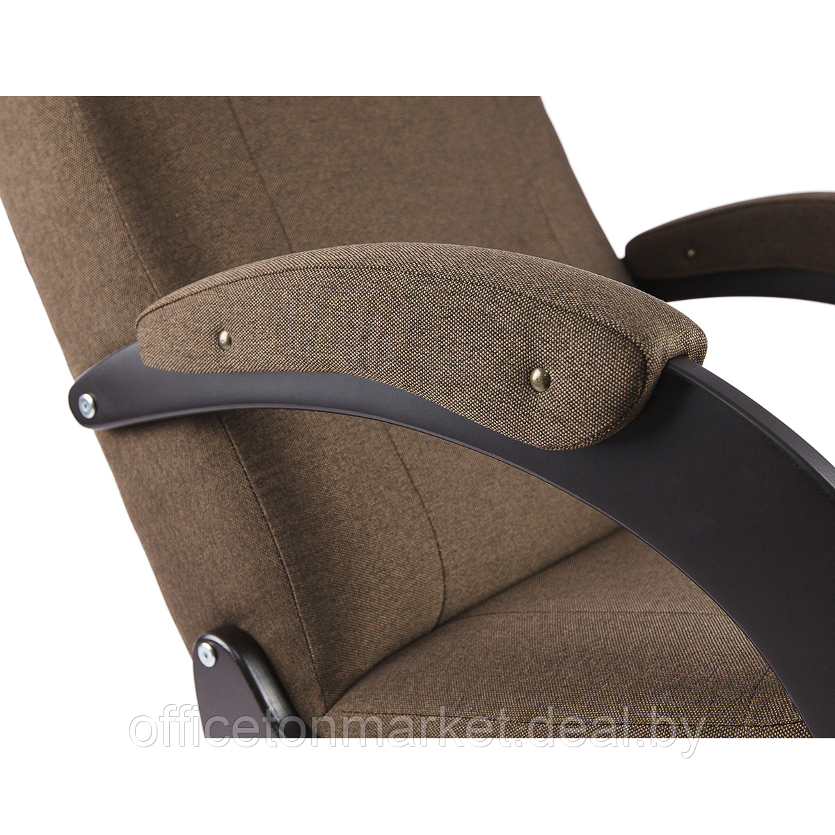 Кресло-качалка гляйдер Бастион 6 United 8, коричневый - фото 3 - id-p214167855