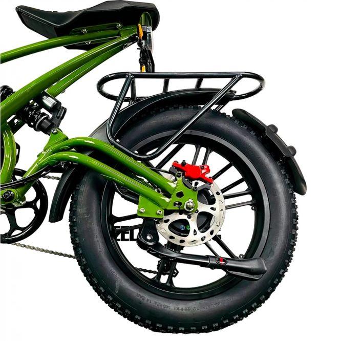Электровелосипед Minako Fox 15 Ah Литые диски (зеленый) - фото 6 - id-p220113250