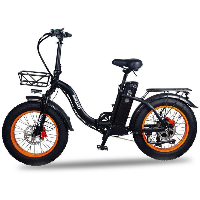 Электровелосипед Minako F11 Оранжевый - фото 2 - id-p220113260